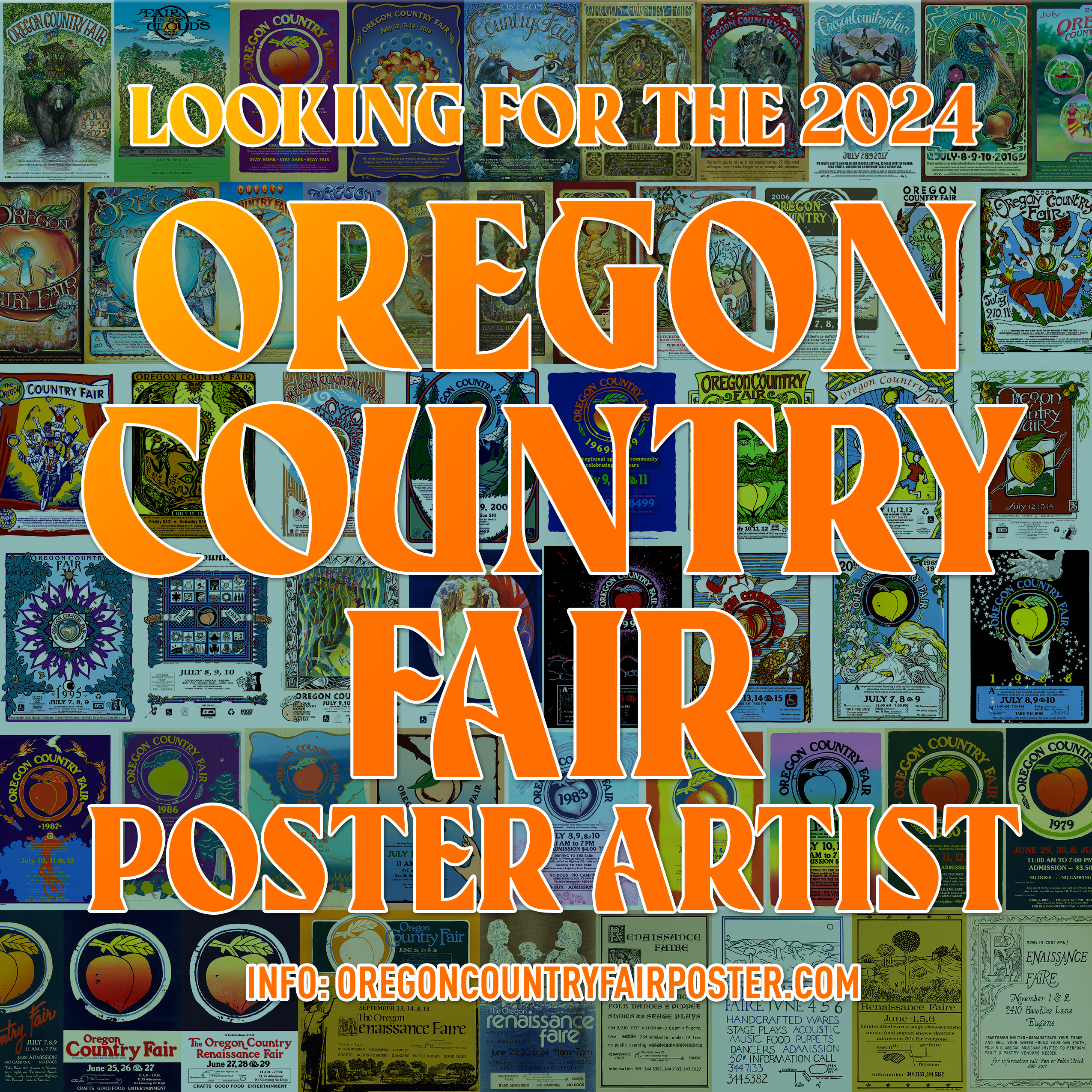 Oregon Country Fair Looking for the 2024 Poster Artist