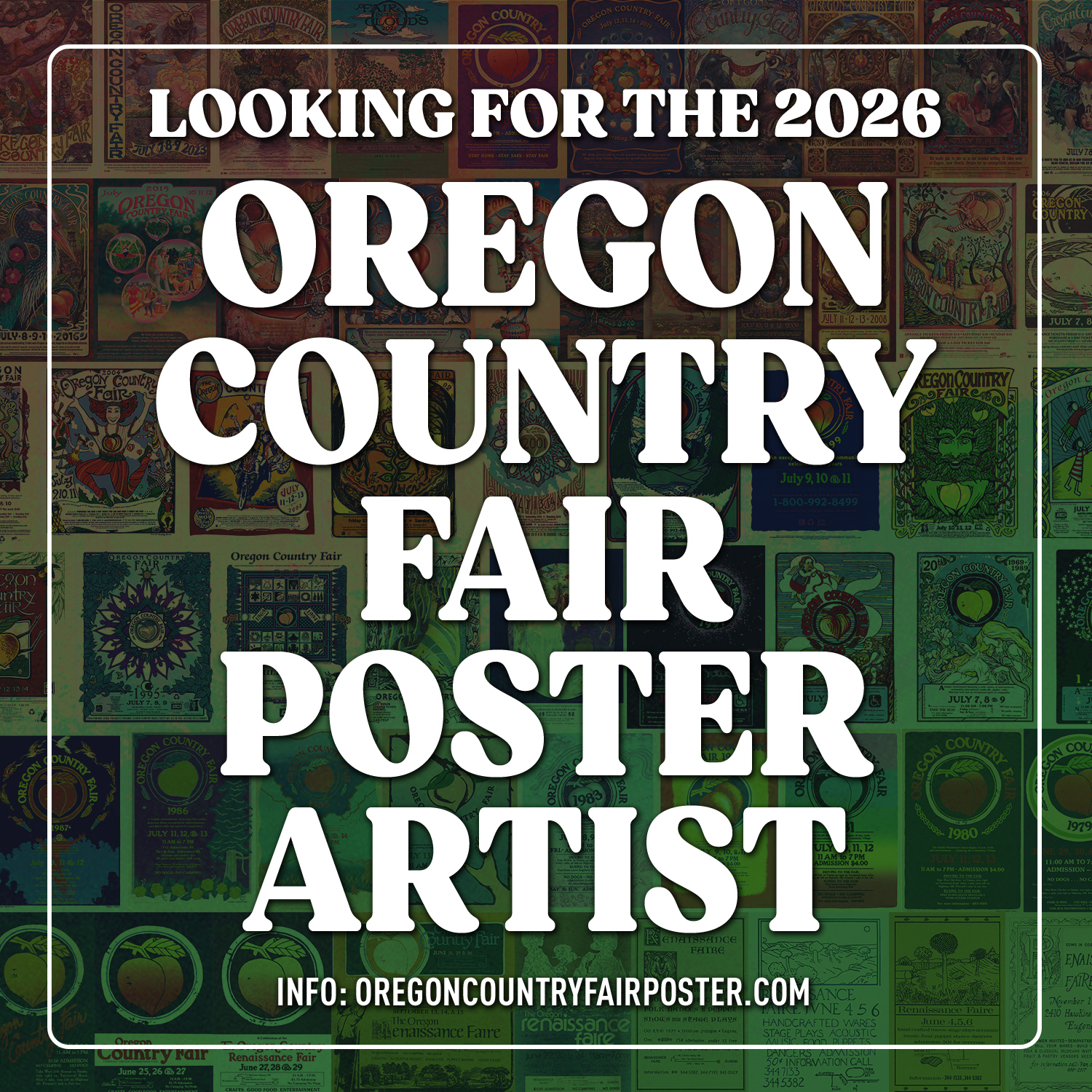 Oregon Country Fair Looking for the 2026 Poster Artist